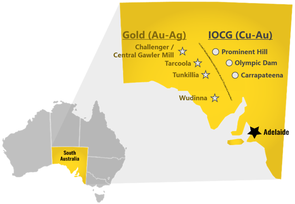 ‘Stage 1’ Resources at Central Gawler Mill Pass 300koz Au